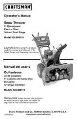 Craftsman 536.888110 Operator's Manual