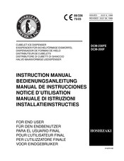 Hoshizaki DCM-230FE Manual De Instrucciones