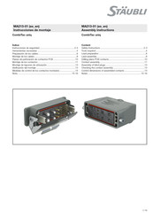 Staubli CombiTac uniq Instrucciones De Montaje