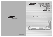 Samsung AV-R700 Manual De Instrucciones