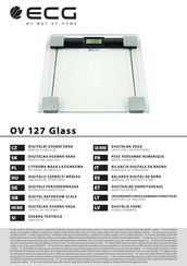 ECG OV 127 Glass Manual De Instrucciones