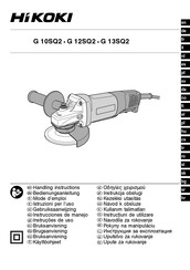 HIKOKI G 10SQ2 Instrucciones De Manejo