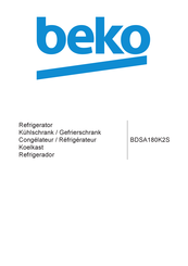 Beko BDSA180K2S Manual Del Usuario