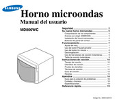 Samsung MD800WC Manual Del Usuario