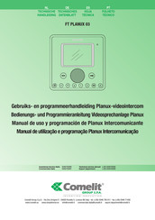 Comelit Planux Manual De Uso