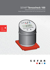 SEFAR Tensocheck 100 Instrucciones De Uso