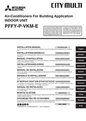 Mitsubishi Electric City Multi PFFY-P-VKM-E Serie Manual De Instalación