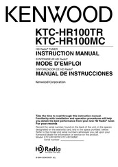 Kenwood KTC-HR100MC Manual De Instrucciones