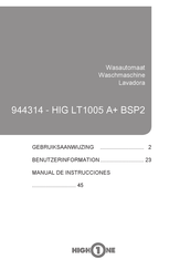 Valberg 944314-HIG LT 1005 A+ BSP2 Manual De Instrucciones