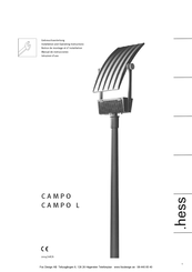 Hess CAMPO L Manual De Instrucciones