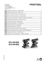 Festool RTS 400 REQ-Plus Manual De Instrucciones Original