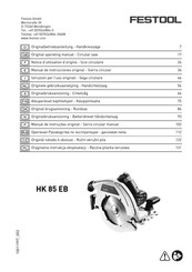 Festool HK 85 EB Manual De Instrucciones Original