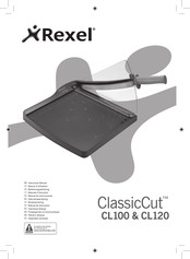 Rexel ClassicCut CL100 Manual De Instrucciones