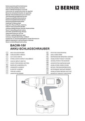 Berner BACIW-18V Instrucciones De Manejo