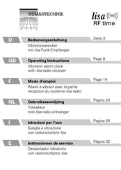 HumanTechnik lisa RF time Instrucciones De Servicio