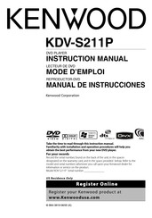 Kenwood KDV-S211P Manual De Instrucciones