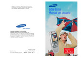 Samsung SGH-E810 Manual Del Usuario