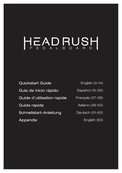 HEADRUSH PEDALBOARD Guia De Inicio Rapido