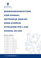 Royal Catering RCBM-1/1-150AP-GN Manual De Uso