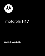 Motorola H17 Guia De Inicio Rapido