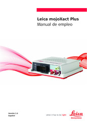 Leica mojoXact Plus Manual De Empleo