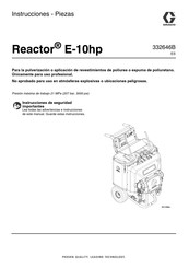 Graco Reactor E-10hp Instrucciones - Piezas