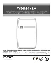 DSC WS4920 Manual De Usuario