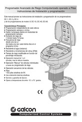 Galcon DC-4S Instrucciones De Instalación