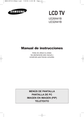 Samsung LE26A41B Manual De Instrucciones