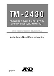 A&D TM-2430 Manual De Instrucciones