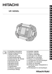 Hitachi UR 18DSDL Instrucciones De Manejo