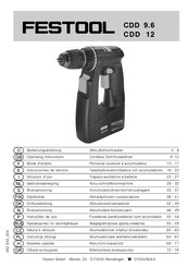 Festool CDD 9.6 Instrucciones De Servicio