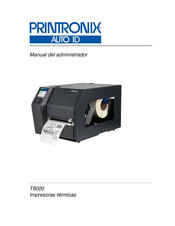 Printronix Auto ID T8000 Manual Del Administrador