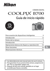 Nikon N1513 Guia De Inicio Rapido