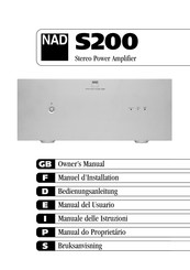 NAD S200 Manual Del Usuario