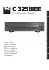 Nad C 325BEE Manual Del Usuario