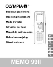 Olympia MEMO 99II Manual De Instrucciones