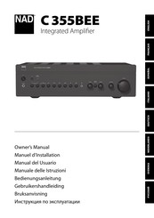 NAD C 355BEE Manual Del Usuario