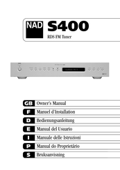 NAD S400 Manual Del Usuario