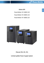 PowerWalker VFI 2000C LCD Instrucciones De Uso