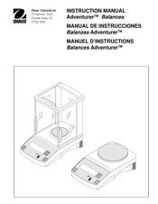 OHAUS Adventurer Manual De Instrucciones