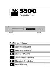 NAD S500 Manual Del Usuario