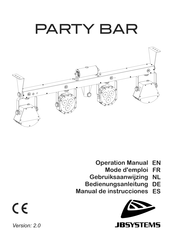 Jb Systems PARTY BAR Manual De Instrucciones