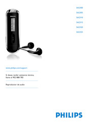 Philips SA2325/02 Manual De Usuario