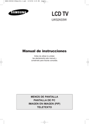 Samsung LW32A33W Manual De Instrucciones