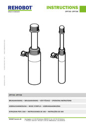 REHOBOT CPF705 Instrucciones De Uso