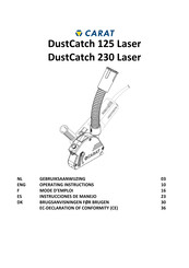 Carat DustCatch 125 Laser Instrucciones De Manejo