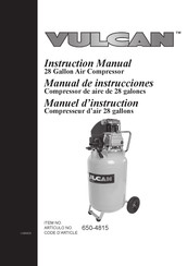 Vulcan 650-4815 Manual De Instrucciones