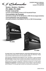 Schumacher PC-3000 Manual Del Usuario