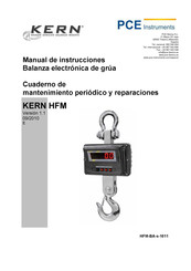 PCE Instruments KERN Serie Manual De Instrucciones